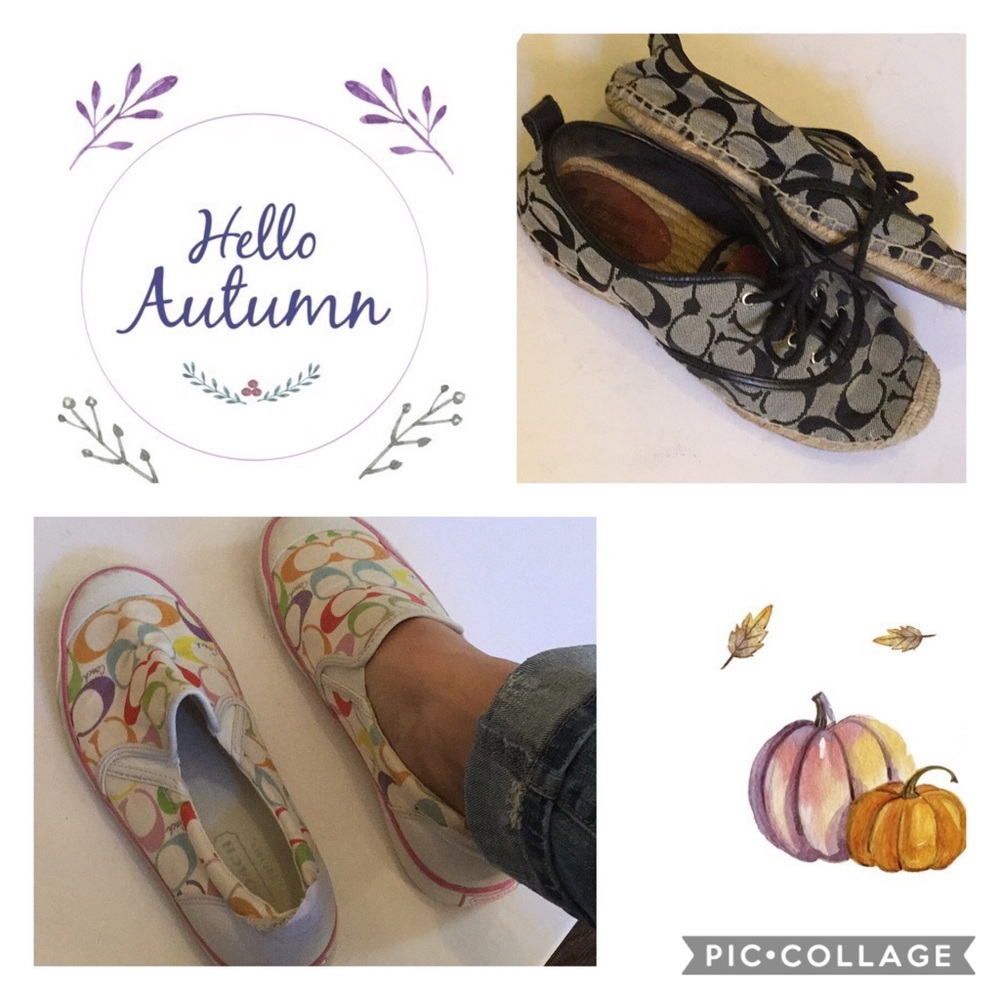 2 PAIRS of Coach Shoes -Authentic